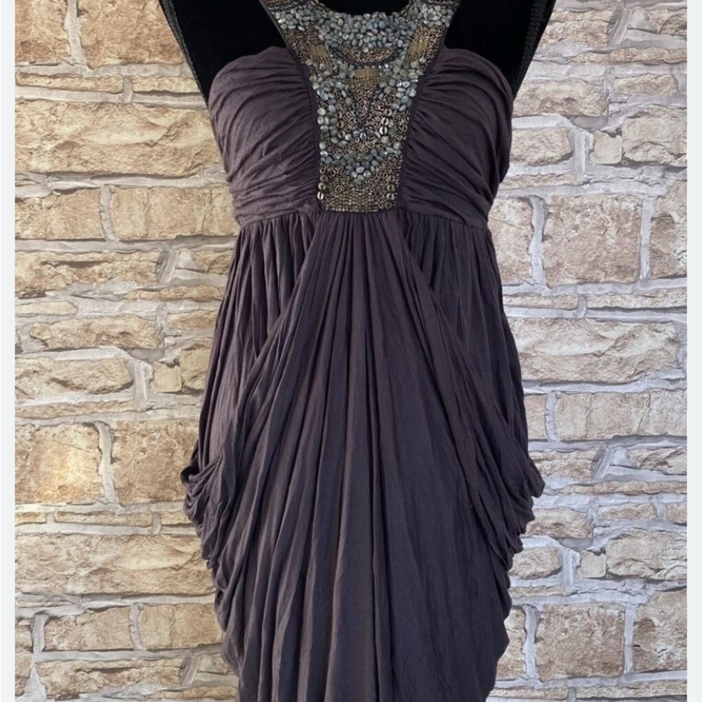 Elegant Beaded All Saints Akiko Dress